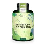 Organic Spirulina and Chlorella Capsules - High Strength