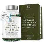 Organic Spirulina & Chlorella Capsules - 200 Count