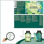 Organic Spirulina and Chlorella Capsules - High Strength