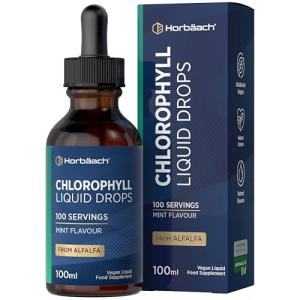 Mint Flavored Liquid Chlorophyll Drops - 100ml