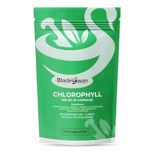 Black Swan Chlorophyll Capsules - 500mg Detox Support