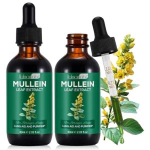 Mullein Drops for Lung Support - 2 Pack