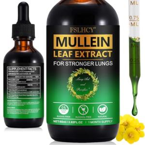 Mullein Leaf Drops for Lung Health 60ML