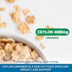 Ceylon Cinnamon Tablets 4000mg for Blood Sugar