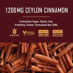 Extra Strength Ceylon Cinnamon Capsules for Sugar Control