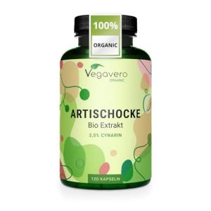 Vegavero Organic High Strength Artichoke Extract 120 Capsules