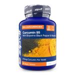 Zipvit Curcumin 95 with Bioperine - 90 Tablets