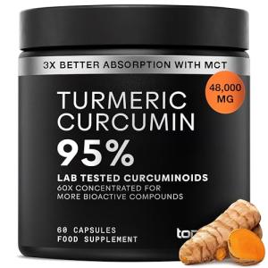 High-Potency Turmeric Curcumin with Black Pepper 60 Caps