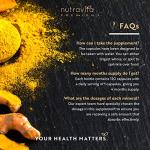 High Strength Vegan Curcumin with Bioperine - 120 Capsules