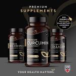 High Strength Vegan Curcumin with Bioperine - 120 Capsules