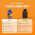 Zipvit Curcumin 95 with Bioperine - 90 Tablets