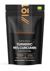 Organic Curcumin with Black Pepper - 60 Vegan Capsules