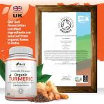 Organic Turmeric Ginger Black Pepper Capsules 2280mg