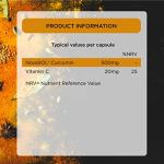 Healthspan Opti-Turmeric Liquid Curcumin 500mg Capsules