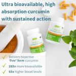 Longvida Optimised Curcumin 500mg - Vegan Capsules