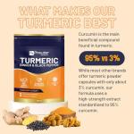 High Strength Turmeric 5400mg with Black Pepper