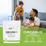 High Strength Curcumin 95 with Bioperine Capsules