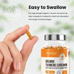 Turmeric & Black Pepper Capsules | 2160mg | 365 Tablets