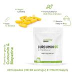 High Strength Curcumin 95 with Bioperine Capsules