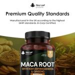 Maca Root, Ashwagandha & Ginseng Capsules - 180 Count