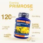 Zipvit Evening Primrose Oil 1000mg, 120 Softgels