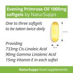 Evening Primrose Oil 1000mg Softgels, 365 Capsules