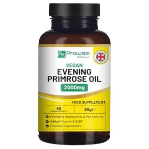 Vegan Evening Primrose Oil 2000mg with Vitamin E