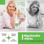 Migraine Relief Capsules with Feverfew, Ginger, B2