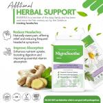 Migraine Relief Capsules with Feverfew, Ginger, B2
