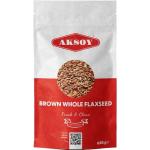 Aksoy Brown Whole Flaxseed 650g - Non-GMO Superfood