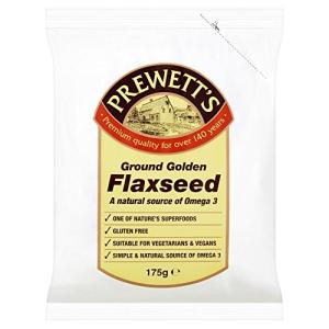 Ground Golden Flaxseed 175g by Prewetts