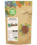 Organic Brown Flaxseed - 500g, GMO Free, Vegan
