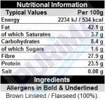 Brown Linseeds 1kg - Raw Vegan Flaxseeds