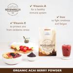 Organic Acai Berry Powder, Freeze-Dried, 500g