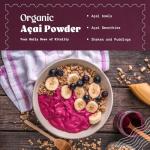 Organic Acai Berry Powder - Freeze-Dried 200g