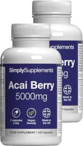 Acai Berry 5000mg Capsules with Vitamin C