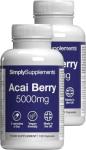 Acai Berry 5000mg Capsules with Vitamin C