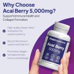 Acai Berry 5000mg Capsules with Vitamin C
