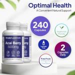 Acai Berry 5000mg Capsules with Vitamin C