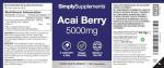 Acai Berry 5000mg Capsules with Vitamin C