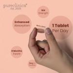 High Strength Bilberry Extract 10,000mg - 360 Tablets