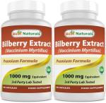 Bilberry Extract 1000mg for Healthy Vision