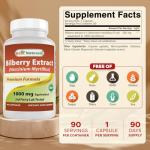 Bilberry Extract 1000mg for Healthy Vision