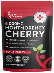 Vegan Montmorency Cherry Capsules 6000mg Supplement