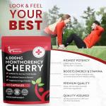 Vegan Montmorency Cherry Capsules 6000mg Supplement