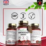 180 Vegan Montmorency Cherry Capsules, High Strength