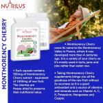 Nutrilus Montmorency Cherry 1500mg - Vegan Capsules