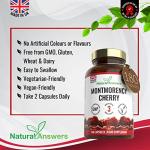 180 Vegan Montmorency Cherry Capsules, High Strength