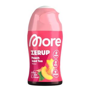 Zerup Peach Iced Tea Syrup, Zero Calories, 65 ml