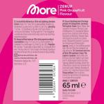 MORE Zerup Zero Calorie Pink Grapefruit Syrup